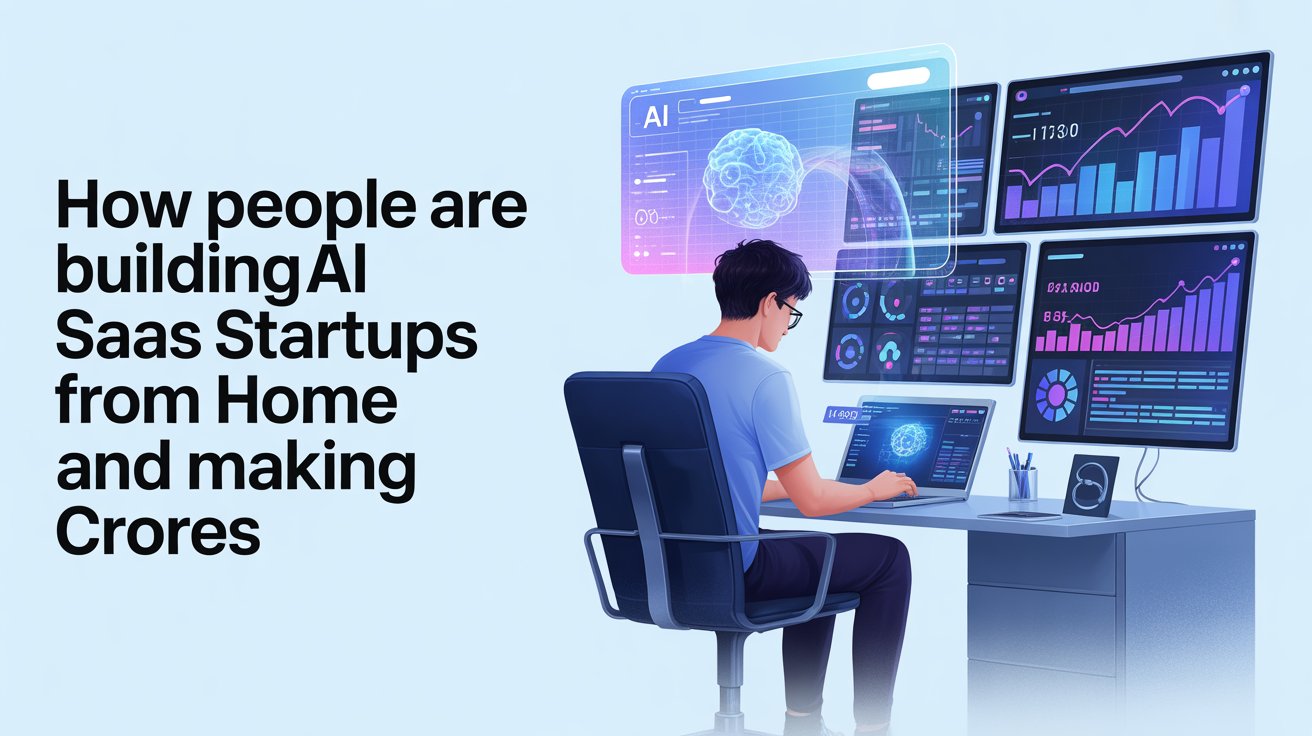 How People Are Building AI SaaS Startups From Home and Making Crores