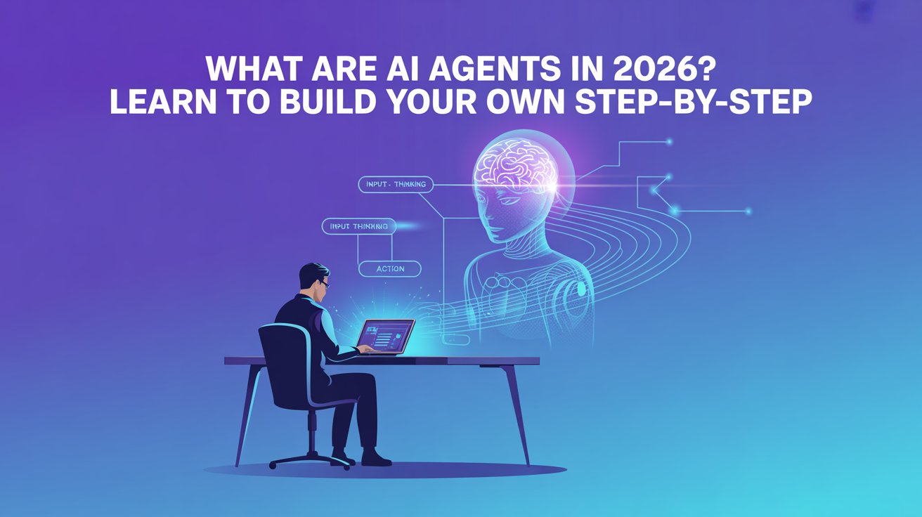 What Are AI Agents in 2026 Learn to Build Your Own Step-by-Step
