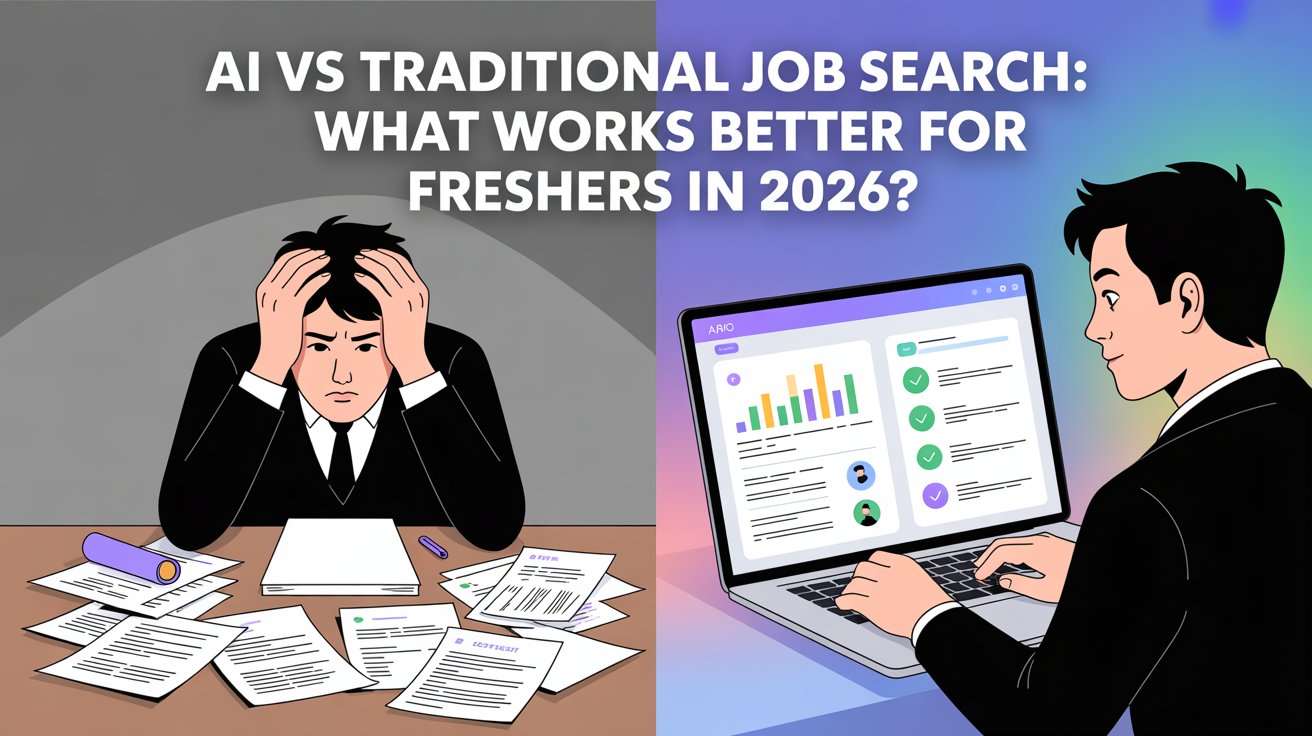 AI vs Traditional Job Search: What Works Better for Freshers in 2026?