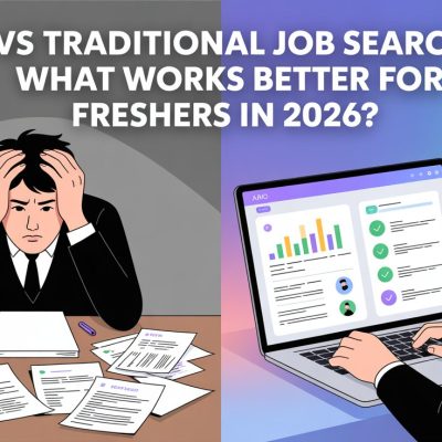 AI vs Traditional Job Search: What Works Better for Freshers in 2026?